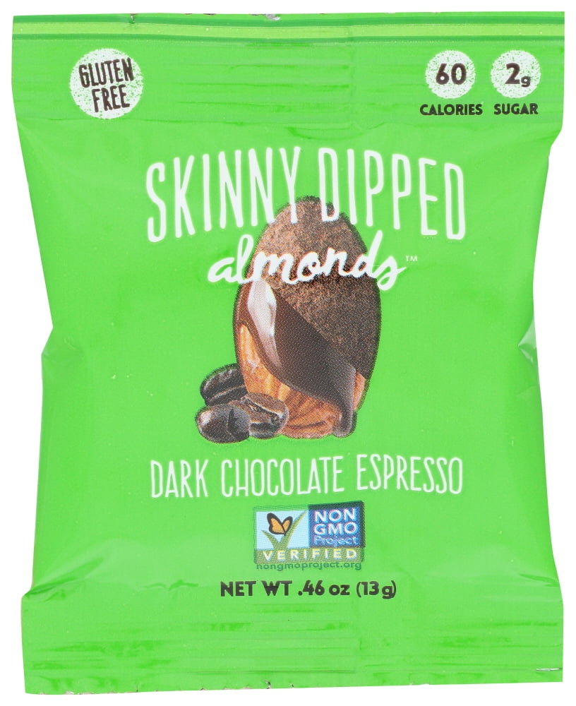Skinny Dipped Dark Chocolate Espresso Almonds, 0.46 Oz