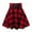 Red, variant on TNOBHG Plaid Skater Skirt Women's Plaid Print Mini Skirt Elastic High Waist A-line Skater Skirt for Spring Autumn Fashion Women High Waist Skirt