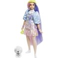 thumbnail image 1 of Poupée Barbie Extra au corps Pailleté avec son Chiot de Compagnie, 1 of 6