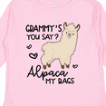 thumbnail image 4 of Inktastic Grammy's You Say Alpaca My Bags Boys or Girls Long Sleeve Toddler T-Shirt, 4 of 5