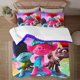 thumbnail image 1 of Juego de cama con dibujos animados de la colección Tolls, bonito juego de cama para niños y niñas, regalo de Navidad (1 funda de edredón y 2 fundas de almohada), 1 of 6