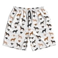 thumbnail image 3 of Uemuo Labrador Retriever Dog Pattern Men's Swim Trunks Hawaiian Beach Bathing Suit Swimsuits Beach Quick-Dry Shorts with Pockets-Large, 3 of 9