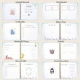 thumbnail image 6 of TJT Keepsake Baby Books for Newborn Baby Memory, First 5 Years Baby Memory Book Record Gift, 118 Pages Baby Album, Whale, Blue, 6 of 13