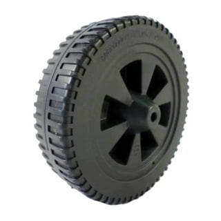 2 Pieces BBQ Grill Wheels 6 inch Plastic Wheels Smooth Rolling