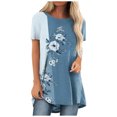 thumbnail image 1 of Birdeem T-Shirt d'Été Décontracté Confortable Imprimé Aguichant Col Rond Manches Courtes pour Femmes, 1 of 6