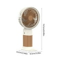thumbnail image 2 of New Usb Handheld Fan with Stand Vertical Airflow Mini Desk Fan Rechargeable Brushless Motor Foldable for Easy Storage Portable Fan Fan Valentine's Day Gitf's, 2 of 8