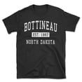 thumbnail image 1 of Bottineau North Dakota Classic Established Men's Cotton T-Shirt, 1 of 1
