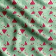 thumbnail image 1 of Soimoi Watercolor Fruit Print,Cotton Cambric, Quilting Fabric Sold by The Yard 42 Inch Wide, Medium Weight Cotton Fabric, SewingSupplies,Green, 1 of 5