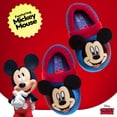 thumbnail image 3 of Pantuflas Disney Mickey Mouse para niño pequeño, de peluche y ligeras, 3 of 6