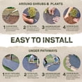 thumbnail image 5 of DeWitt Sunbelt Weed Barrier Fabric 3.2 oz, Heavy-Duty Ground Cover, 4 x 300 Feet, 5 of 8
