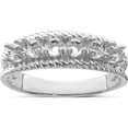 thumbnail image 5 of Sterling Silver Rhodium-Plated Family Jewelry Ring (Size 6) Made In United States xmr8/6ss-6, 5 of 5