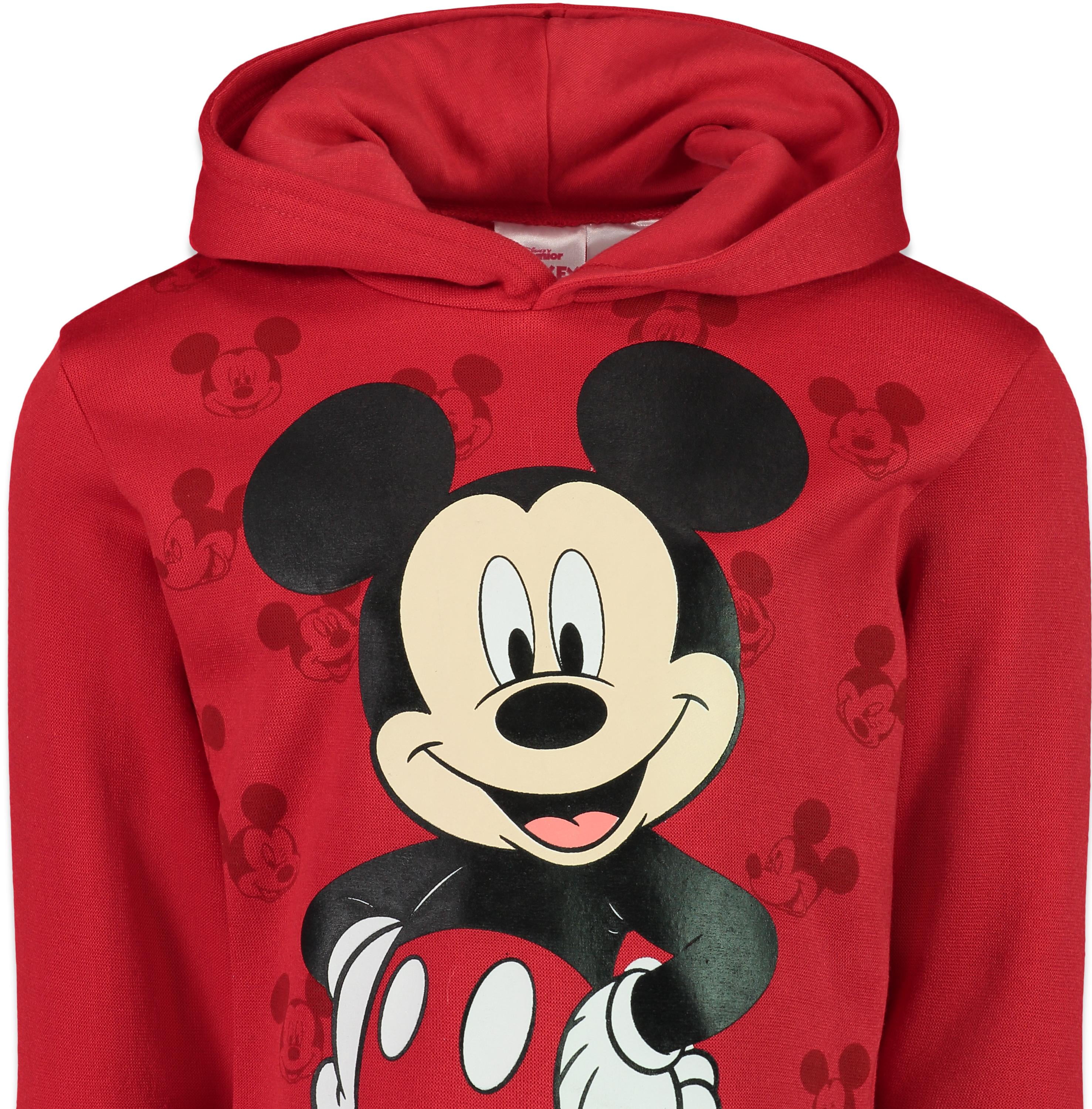 Mickey Mouse Disney Mickey Mouse Boys Athletic Fleece Pullover Hoodie