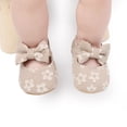 thumbnail image 6 of Yoyauz Baby Girl Mary Jane Shoes Anti Slip Rubber Sole Ballet Slippers Princess Dress Wedding Shoes Newborn Kids Shoes Toddler Shoes（0-12 Month）, 6 of 8