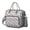 Grey-13, variant on Cute Cat Insulated Lunch Bag – Large Leakproof Cooler Tote with Adorable Paw Print Pattern, Dual Compartment Reusable Lunch Box for Cat Lovers and Pet Owners