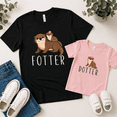 thumbnail image 2 of Fotter And Dotter Matching Shirts, Otter Dad And Daughter Matching Outfit, Funny Father's Day Gift For Dad, 2 of 7