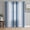 Lake blue, variant on Sheer Curtains 54 Inch Length 2 Panels Set for Kitchen, Purple White Ombre Semi Sheer Curtains for Windows, Retro Rustic Minimalist Abstract Art Voile Window Treatments Rod Pocket Curtain