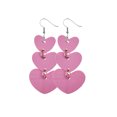 thumbnail image 2 of Pendientes Multicapa Labio Oreja Cuelga Aro en forma de corazón Pendiente colgante Favores de fiesta Regalo del día de San Valentín Banquete Ropa, zapatos y accesorios Miscelánea labio plateado Qarigey  AP010113-08, 2 of 6
