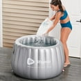 thumbnail image 3 of Lifepro AllevaChill Pro Ice Bath Tub – Portable Self-Inflating Cold Plunge Tub for Adults and Athletes - Gray, 3 of 10