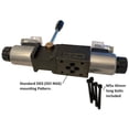 thumbnail image 4 of Hydraulic Electrical Solenoid Valve with manual override: 21 GPM: 4560 psi: 12VDC 24VDC 110VAC D03 (NG6) Mounting VSD6-M series (H-Open -All Ports Open to Tank in Center, 110VAC), 4 of 4