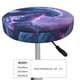 thumbnail image 4 of Balery Mystical White gorilla Jungle Fundas de asiento para taburete de bar redondo de tela de terciopelo ajustables que protegen de arañazos y manchas para sillas de 14 a 17 pulgadas.-13 inch, 4 of 7
