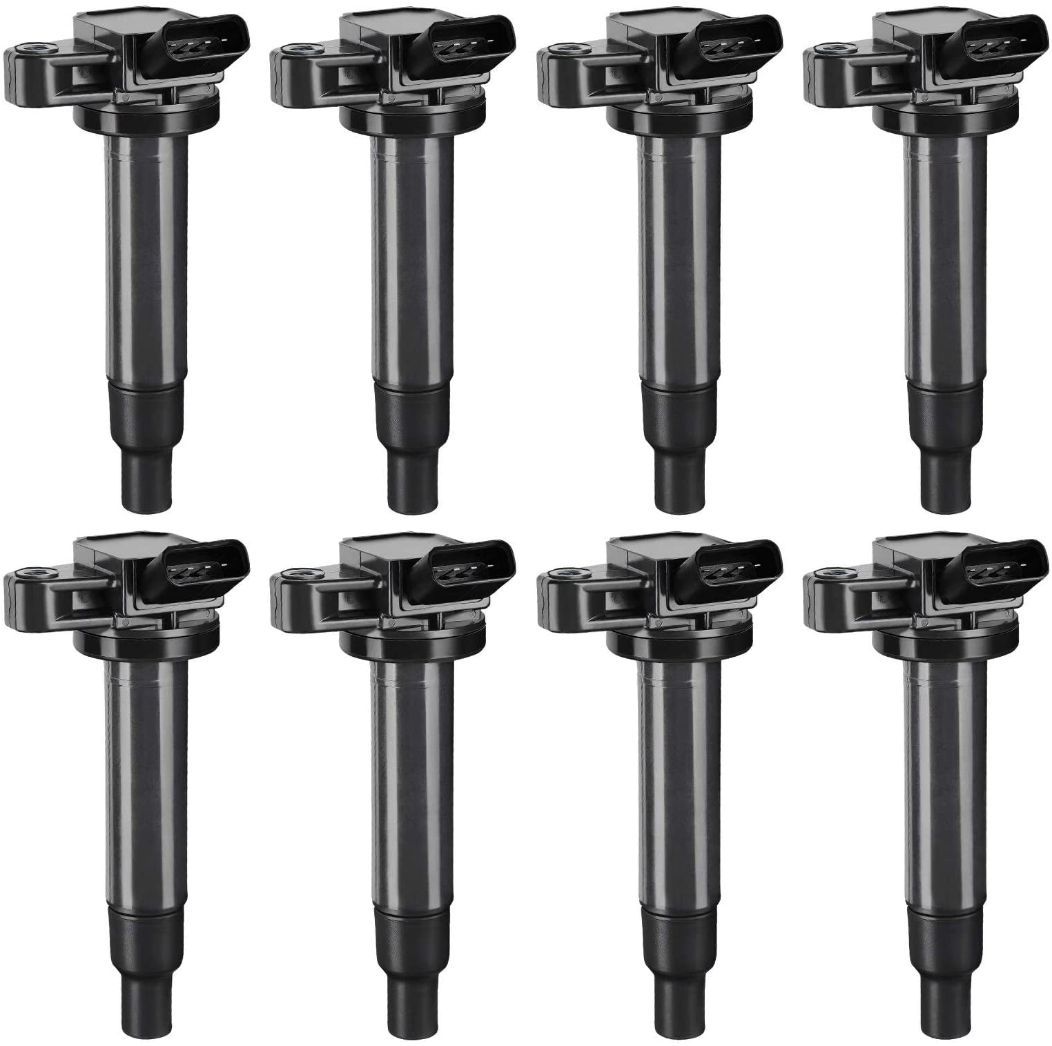 Set of 8 Ignition Coils Pack for Toyota Land Cruiser 4Runner Sequoia Tundra Lexus GS430 LS430 GX470 LX470 LX570 SC430 