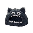 thumbnail image 2 of Sahpxhe Dog Bed Soft Plush Monster Shaped Pet Cave Bed, Cozy Enclosed Pet House With Fun Cartoon Appearance For Small Dogs Cats Indoor, 2 of 6