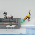 thumbnail image 2 of Figura de caballo,Figura de caballo Escultura animal coleccionable,Adorno de centro de mesa con estatua de caballo de resina,Estatua del pavo real,Estatua de pavo real,adorno de escritorio, 2 of 8