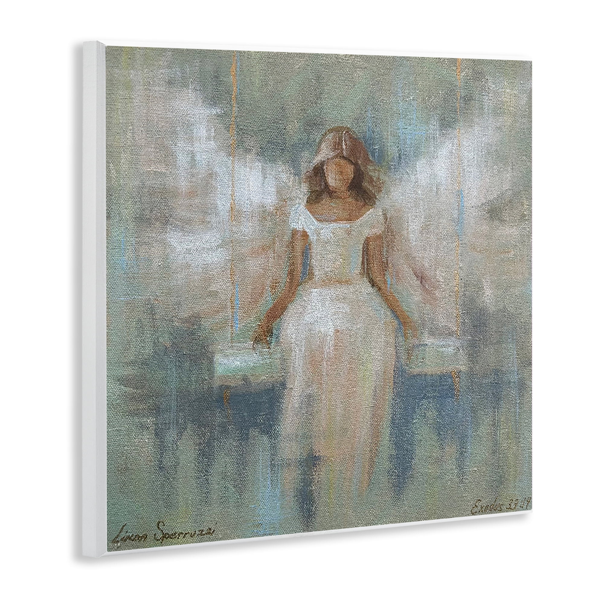 Stupell Industries Dreamlike Restful Angel Wall Plaque Art, design by Linda Sperruzzi