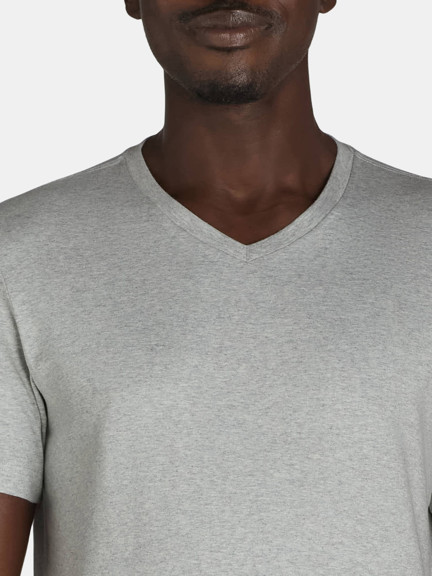 George Men's & Big Men's Relaxed Fit Short Sleeve V-Neck Tee, Sizes S-3XL