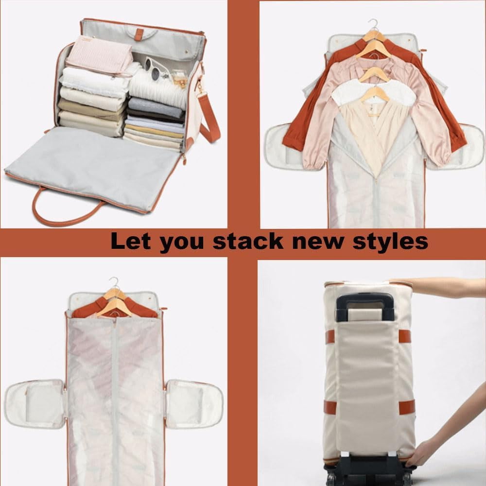 Trendfetchus Foldable Travel Bag 2.0, Foldable Travel Bag for Luggage with Wheels, Tsa-Friendly Size for Airplane