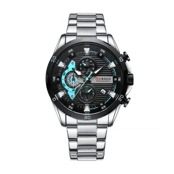 Curren Reloj KREd391901 Hombre Plateado