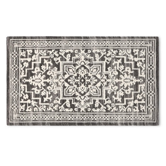 Better Homes and Gardens Darby Persian Elmbrook Cloudwalk Anti-Fatigue Comfort Mat, Black, 20" x 34"