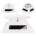 thumbnail image 4 of Rotating Display Stand Display Stand Phone Display Stand Electric LED Light Solar Powered Rotating Turntable Display Stand For Jewelry Phone Watches Camera, 4 of 8