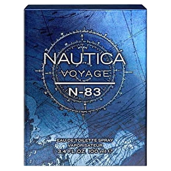 Nautica Voyage N-83 Eau de Toilette for Men, 3.4 Fl Oz