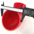 thumbnail image 5 of For elbow Silicone hose 90 degree 3.5" to 3" Reducer Coupler Intercooler Red, 5 of 6