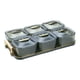 thumbnail image 2 of Platos Divididos Duraderos Tarro de Galletas Plato para Servir Bocadillos de Frutas Postre Dividir Verde con 6 Rejillas, 2 of 9