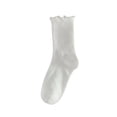 thumbnail image 3 of ICHUANYI Women's Ruffle Socks Casual Lace Cotton Ankle Frilly Crew Socks for Women, 3 of 3