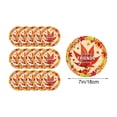 thumbnail image 3 of YingYouFu 16PC Happy Friendgiving Paper Plates,7In Autumn Pumpkin Maple Leaf Theme Dessert Plate for Cake Pizza Disposable Party Decoration Supplies for Friendsgiving Thanksgiving Party Supplies, 3 of 6