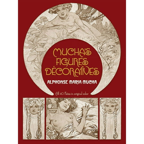 Dover Fine Art, History of Art Mucha's Figures Décoratives, (Paperback)