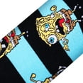 thumbnail image 4 of Cool Socks, Men's Funny Designer Novelty Socks, Squarepants Crew, Adult Large, 4 of 6