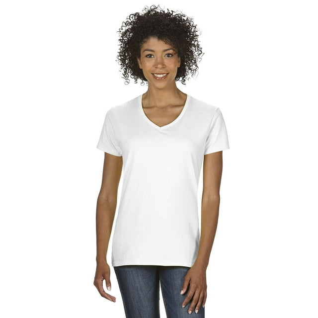 Gildan Ladies' Heavy Cotton 5.3 oz. V-Neck T-Shirt - G500VL