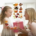 thumbnail image 4 of Less Than 5 Stickers Thanksgiving Stickers 10pcs Turkey Pumpkin Sticker Transfers Wall Sticker, 4 of 9