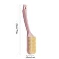 thumbnail image 3 of Long Handled Shoe Brush Household Plastic Shoe Washing Brush Hanging Cleaning Brush No Damage To Shoes Soft No Damage To Clothing Shoe Brush, 3 of 7