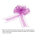 thumbnail image 4 of Extra Large Pull Bow Gift Wrapping Big Organza Bows Ribbon for Wedding Baskets Presents Rose Red-9 Inch, 4 of 6