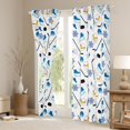 thumbnail image 3 of jejeloiu Sice Hockey Sport Blackout Curtains Set of 2 (52x84 Each),Ball Game Gaming Window Curtains,Blue Cute Snowflake Curtains and Drapes For Boys Teens,Breathable Home Decor, 3 of 6