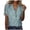 Blue, variant on Bvxeep Women's Short Sleeve Summer V Neck Sexy Casual Tops Regular Printed Blouse Tops