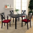 thumbnail image 2 of Velvet Stretch Dining Chair Seat Covers for Dining Room Upholstered Chair Seat Cushion Covers Removable Velvet Fabric Washable Chair Protector Slipcovers Set of 4,Burgundy, 2 of 6
