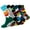 Argyle Series, variant on 6 Pairs Colorful Novelty Crew Socks Soft Cotton Funny Patterned Casual Crazy Dress Socks for Men,Women and Teens