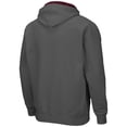 thumbnail image 3 of Men's Colosseum Charcoal Arizona State Sun Devils Arch & Logo 3.0 Full-Zip Hoodie, 3 of 3