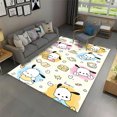 thumbnail image 1 of Alfombra para perro Sanrio Pochacco, alfombra para el hogar, sala de estar, dormitorio, sofá, felpudo, decoración de cocina, alfombra antideslizante, accesorios para el hogar, 1 of 5
